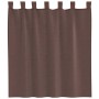 Cortinas de gasa con bolsillos para varillas 2 uds. marrón von , Vorhänge und Gardinen - Ref: Foro24-4102171, Preis: 12,79 €,...