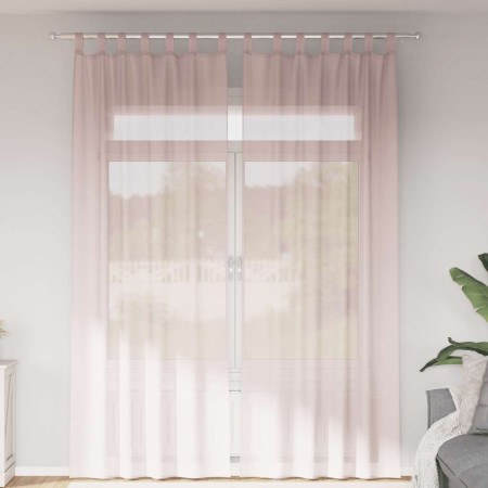 Cortinas de gasa con bolsillos para varillas 2 uds. rosa claro von , Vorhänge und Gardinen - Ref: Foro24-4102190, Preis: 15,2...