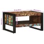 Mesa de centro multicolor 70x50x38 cm madera maciza reciclada by , Coffee table - Ref: Foro24-4102711, Price: 122,73 €, Disco...
