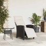 Silla de jardín reclinable con mesa auxiliar ratán negro von , Gartenstühle - Ref: Foro24-4108275, Preis: 176,28 €, Rabatt: %
