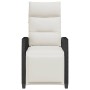 Silla de jardín reclinable con mesa auxiliar ratán negro von , Gartenstühle - Ref: Foro24-4108275, Preis: 176,28 €, Rabatt: %