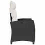 Silla de jardín reclinable con mesa auxiliar ratán negro von , Gartenstühle - Ref: Foro24-4108275, Preis: 176,28 €, Rabatt: %