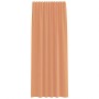 Cortinas de gasa con trabillas 2 uds terracota 140x245 cm von , Vorhänge und Gardinen - Ref: Foro24-4102324, Preis: 15,15 €, ...