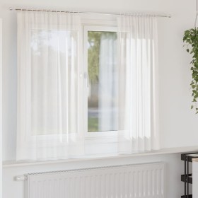 Cortinas de gasa con trabillas 2 uds. color blanco 140x175 cm by , Curtains and curtains - Ref: Foro24-4102332, Price: 15,15 ...