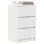 Mesillas de noche con 3 cajones 2 uds Blanco 39x35x65 cm by , Nightstands - Ref: Foro24-861338, Price: 103,03 €, Discount: %