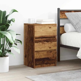 Mesillas de noche con 3 cajones 2 uds madera vieja 39x35x65 cm de , Mesitas de noche - Ref: Foro24-861352, Precio: 103,16 €, ...