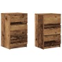 Mesillas de noche con 3 cajones 2 uds madera vieja 39x35x65 cm by , Nightstands - Ref: Foro24-861352, Price: 104,80 €, Discou...