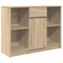 Aparador con cajón roble Sonoma 101x35x76 cm madera ingeniería by , Sideboards - Ref: Foro24-861564, Price: 91,68 €, Discount: %