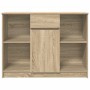 Aparador con cajón roble Sonoma 101x35x76 cm madera ingeniería by , Sideboards - Ref: Foro24-861564, Price: 91,68 €, Discount: %