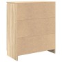 Aparador con cajón roble Sonoma 71x35x84 cm madera ingeniería von , Sideboards - Ref: Foro24-861591, Preis: 88,02 €, Rabatt: %