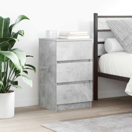 Mesillas de noche con 3 cajones 2 uds gris hormigón 39x35x65 cm von , Nachttische - Ref: Foro24-861344, Preis: 108,57 €, Raba...