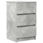 Mesillas de noche con 3 cajones 2 uds gris hormigón 39x35x65 cm von , Nachttische - Ref: Foro24-861344, Preis: 108,57 €, Raba...