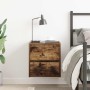 Mesilla de noche de pared roble ahumado 38x34x40 cm de , Mesitas de noche - Ref: Foro24-861255, Precio: 45,04 €, Descuento: %