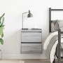 Mesilla de noche de pared gris Sonoma 38x34x40 cm de , Mesitas de noche - Ref: Foro24-861257, Precio: 46,27 €, Descuento: %