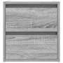 Mesilla de noche de pared gris Sonoma 38x34x40 cm de , Mesitas de noche - Ref: Foro24-861257, Precio: 46,27 €, Descuento: %