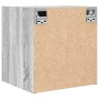Mesilla de noche de pared gris Sonoma 38x34x40 cm de , Mesitas de noche - Ref: Foro24-861257, Precio: 46,27 €, Descuento: %