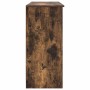 Aparador con cajón roble ahumado 101x35x76 cm madera ingeniería by , Sideboards - Ref: Foro24-861566, Price: 90,83 €, Discoun...