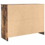 Aparador con cajón roble ahumado 101x35x76 cm madera ingeniería de , Aparadores - Ref: Foro24-861566, Precio: 94,10 €