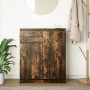 Aparador con cajón roble ahumado 71x35x84 cm madera ingeniería by , Sideboards - Ref: Foro24-861593, Price: 87,40 €, Discount: %
