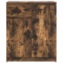 Aparador con cajón roble ahumado 71x35x84 cm madera ingeniería by , Sideboards - Ref: Foro24-861593, Price: 87,40 €, Discount: %