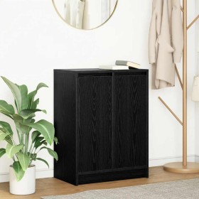 Aparador de madera de roble negro 57x34x76 cm by , Sideboards - Ref: Foro24-861617, Price: 75,08 €, Discount: %