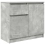 Aparador con cajón gris hormigón 71x35x65 cm madera ingeniería by , Sideboards - Ref: Foro24-861601, Price: 76,22 €, Discount: %