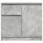 Aparador con cajón gris hormigón 71x35x65 cm madera ingeniería by , Sideboards - Ref: Foro24-861601, Price: 76,22 €, Discount: %