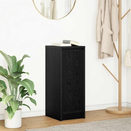 Aparador de madera de roble negro 29,5x34x76 cm von , Sideboards - Ref: Foro24-861608, Preis: 49,31 €, Rabatt: %
