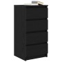 Aparador de madera de roble negro 37,5x35x76 cm by , Sideboards - Ref: Foro24-861752, Price: 79,73 €, Discount: %