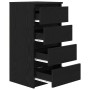 Aparador de madera de roble negro 37,5x35x76 cm by , Sideboards - Ref: Foro24-861752, Price: 79,73 €, Discount: %