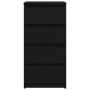 Aparador de madera de roble negro 37,5x35x76 cm by , Sideboards - Ref: Foro24-861752, Price: 79,73 €, Discount: %