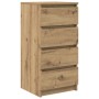 Aparador Artisan Roble 37,5x35x76 cm Madera de ingeniería by , Sideboards - Ref: Foro24-861759, Price: 83,49 €, Discount: %