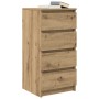 Aparador Artisan Roble 37,5x35x76 cm Madera de ingeniería by , Sideboards - Ref: Foro24-861759, Price: 83,49 €, Discount: %