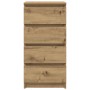 Aparador Artisan Roble 37,5x35x76 cm Madera de ingeniería by , Sideboards - Ref: Foro24-861759, Price: 83,49 €, Discount: %