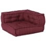 Puf modular tela granate 70x70x54 cm von , Kissen für Stühle und Sofas - Ref: Foro24-4019029, Preis: 172,50 €, Rabatt: %