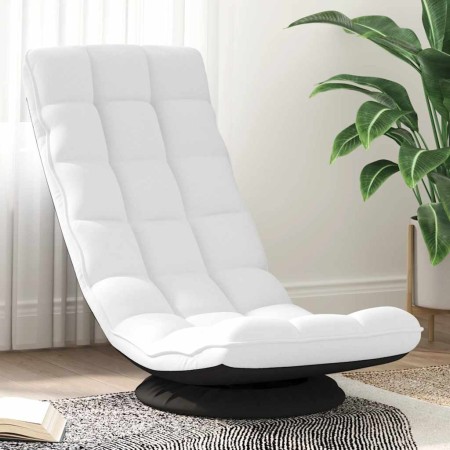 Silla giratoria de suelo de tela blanca 70x51x79 cm von , Bodenstühle - Ref: Foro24-4019730, Preis: 117,36 €, Rabatt: %