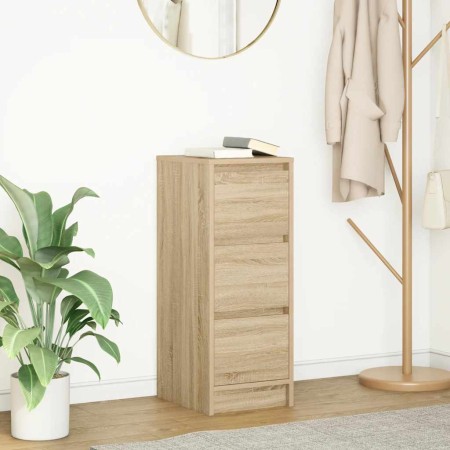 Aparador de roble Sonoma 29,5x34x76 cm Madera de ingeniería by , Sideboards - Ref: Foro24-861636, Price: 63,84 €, Discount: %