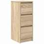 Aparador de roble Sonoma 29,5x34x76 cm Madera de ingeniería by , Sideboards - Ref: Foro24-861636, Price: 63,84 €, Discount: %