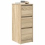 Aparador de roble Sonoma 29,5x34x76 cm Madera de ingeniería by , Sideboards - Ref: Foro24-861636, Price: 63,84 €, Discount: %