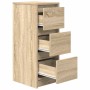 Aparador de roble Sonoma 29,5x34x76 cm Madera de ingeniería by , Sideboards - Ref: Foro24-861636, Price: 63,84 €, Discount: %