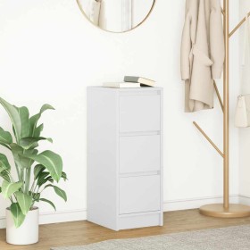 Aparador blanco 29,5x34x76 cm madera de ingeniería by , Sideboards - Ref: Foro24-861634, Price: 69,36 €, Discount: %
