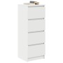 Aparador blanco 37,5x35x99 cm madera de ingeniería by , Sideboards - Ref: Foro24-861697, Price: 90,39 €, Discount: %