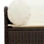 Sofá de jardín con cojines 3 plazas ratán sintético marrón by , Outdoor sofas - Ref: Foro24-4104173, Price: 225,67 €, Discoun...