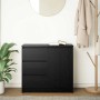 Aparador con cajón roble negro 71x35x65 cm madera de ingeniería by , Sideboards - Ref: Foro24-861572, Price: 87,80 €, Discoun...