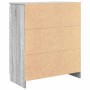 Aparador con cajones Sonoma gris 71x35x84 cm madera ingeniería by , Sideboards - Ref: Foro24-861585, Price: 115,06 €, Discoun...