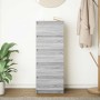 Aparador con cajones Sonoma gris 37,5x35x99cm Madera ingeniería by , Sideboards - Ref: Foro24-861765, Price: 93,73 €, Discoun...