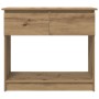 Mesa consola con cajones roble artesanal 85,5x38,5x74,5 cm de , Mesas auxiliares - Ref: Foro24-861399, Precio: 64,54 €, Descu...