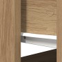 Mesa consola con cajones roble artesanal 85,5x38,5x74,5 cm de , Mesas auxiliares - Ref: Foro24-861399, Precio: 64,54 €, Descu...