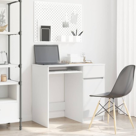Escritorio blanco 86x49x76 cm madera de ingeniería von , Schreibtische - Ref: Foro24-861823, Preis: 92,57 €, Rabatt: %