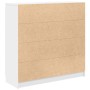 Aparador con cajones blanco 100,5x35x98,5 cm madera ingeniería de , Aparadores - Ref: Foro24-3328453, Precio: 170,03 €, Descu...